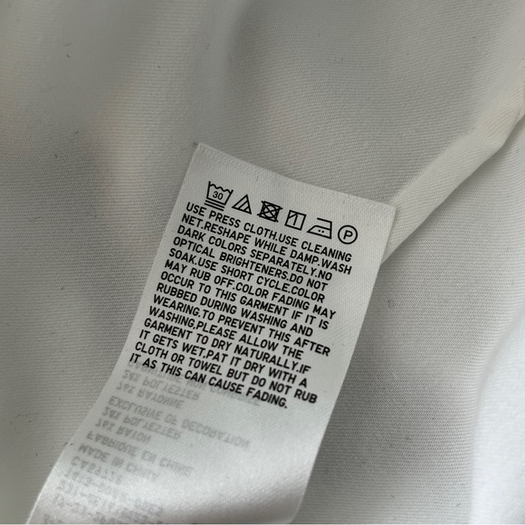 *SOLD* Uniqlo JW Anderson tie neck blouse, szS - Picture 6 of 6